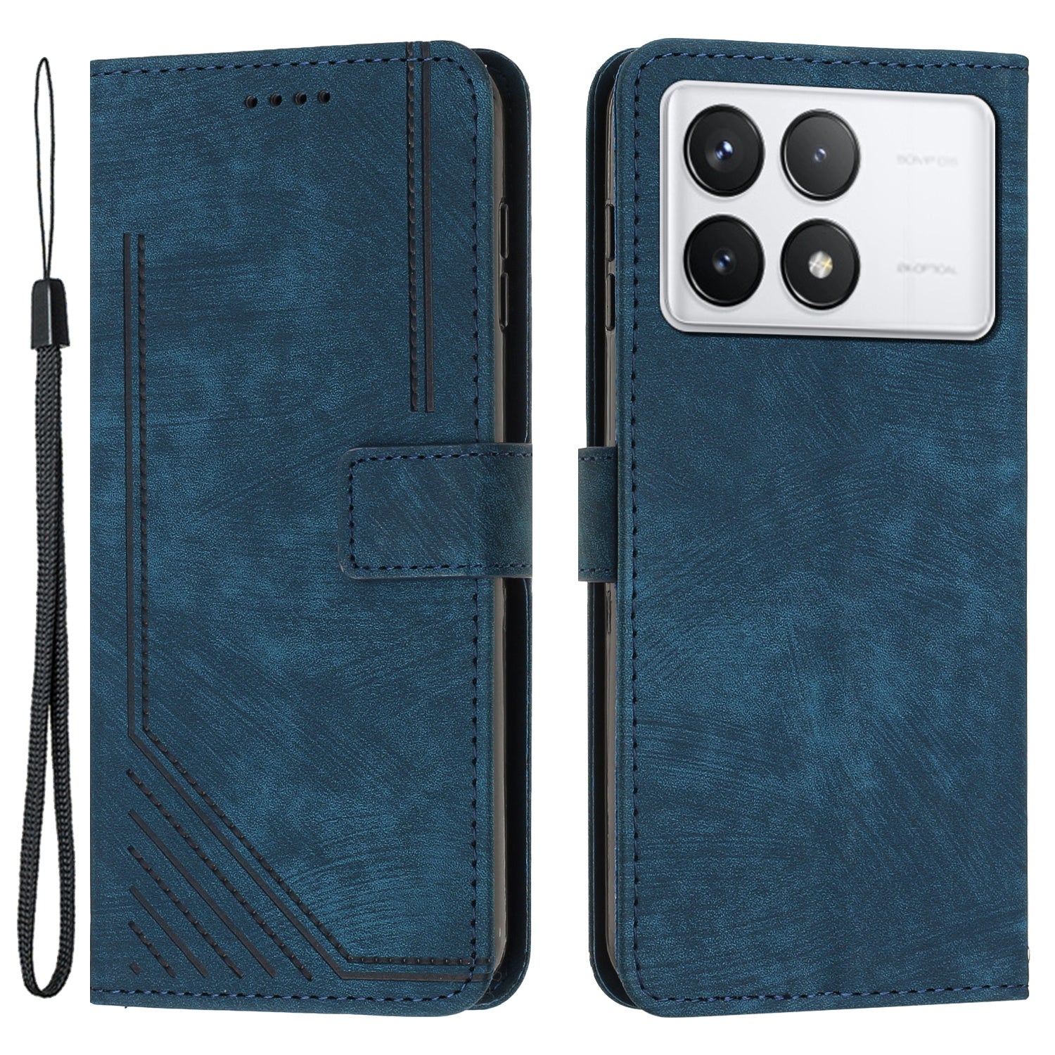 For Xiaomi Redmi K70 Pro 5G / K70 5G Phone Case Leather Flip Wallet Cover - Black For Xiaomi Redmi K70 Pro 5G / K70 5G Phone Case Leather Flip Wallet Cover - Black